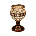 Crystal Shade Table Lamp Gold Modern Style | Cyralis