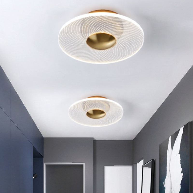Dimmable LED Ceiling Light with Geometric Style | Luravix