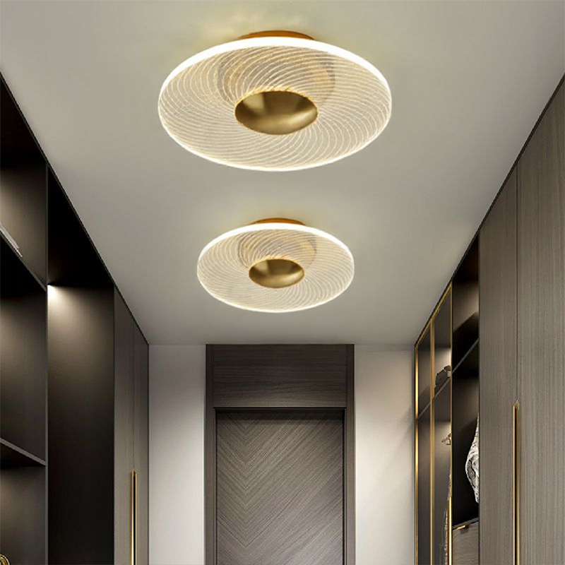 Dimmable LED Ceiling Light with Geometric Style | Luravix