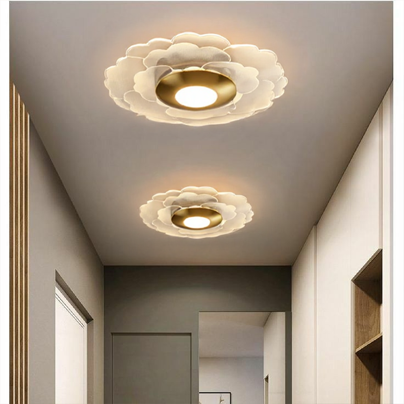 Dimmable LED Ceiling Light with Geometric Style | Luravix