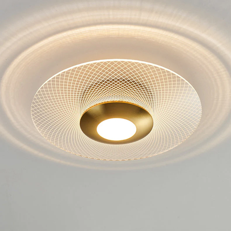 Dimmable LED Ceiling Light with Geometric Style | Luravix