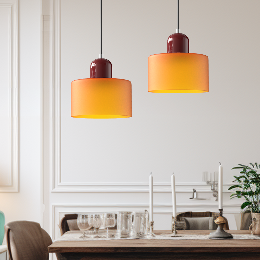 Glass Globe Pendant Light Nordic Minimal Industrial | Arienne