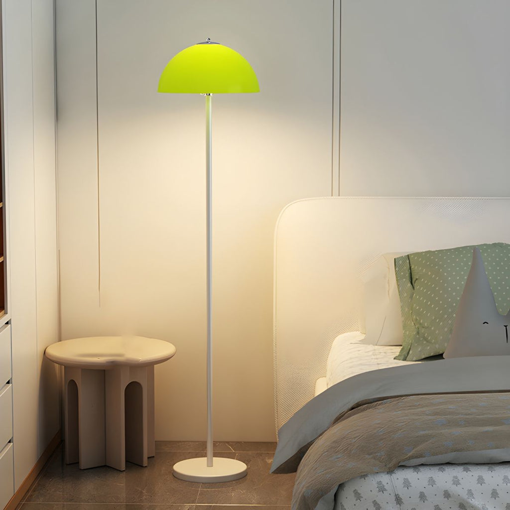 Glass Shade Floor Lamp for Modern Bedroom Style | Kelqor