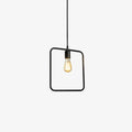 Industrial Metal Frame Pendant Light Fixture | Torvian