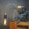 Industrial Metal Steampunk Table Lamp | Skandiq