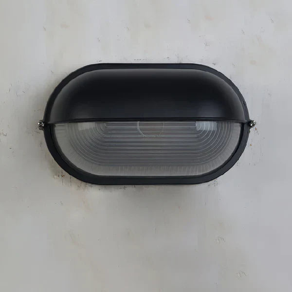 Industrial Outdoor Metal Glass Wall Light | Marvex