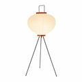 Japanese Rice Paper Floor Lamp with Metal Frame Design | Gelvino