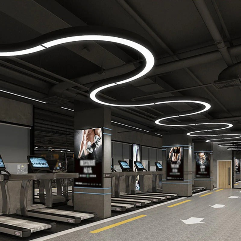 LED Arc Ceiling Light Modern Design Fixture | Lamival