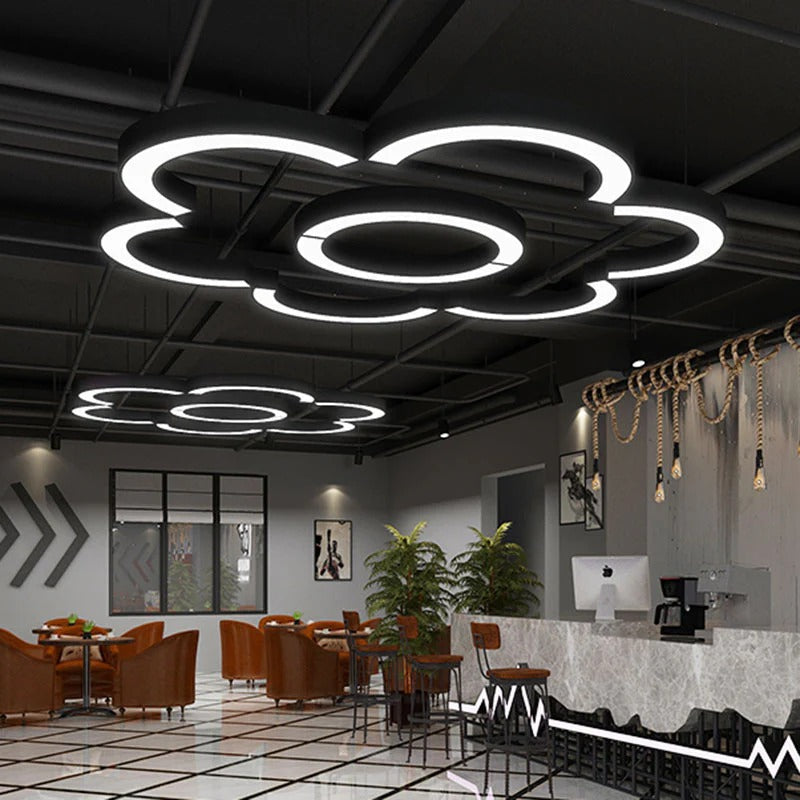 LED Arc Ceiling Light Modern Design Fixture | Lamival
