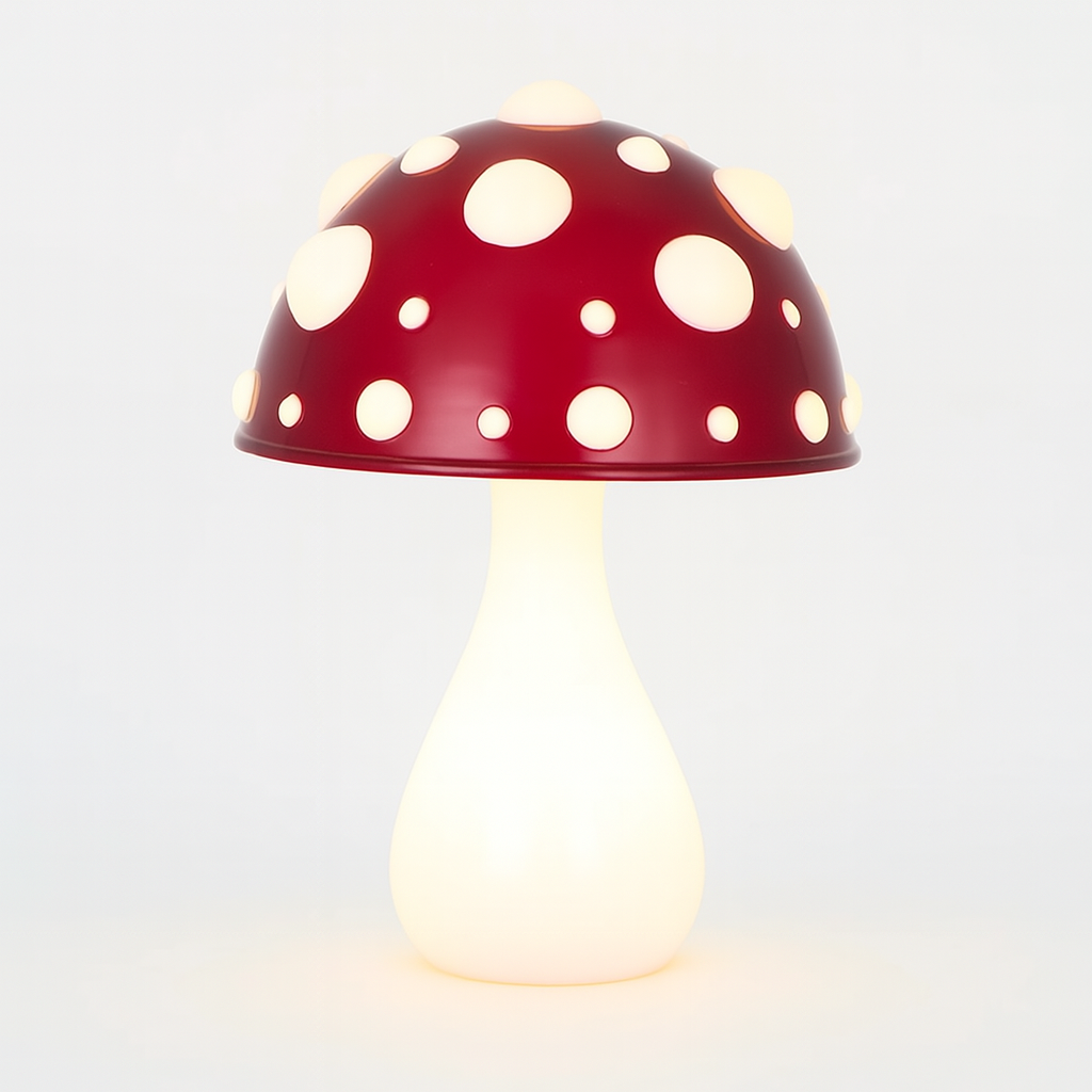 LED Mushroom Style Table Lamp with Warm White Glow | Novira