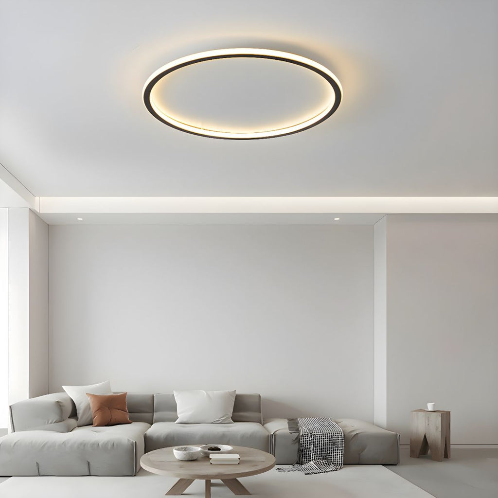 LED Round Nordic Flush Mount Ceiling Light Modern | Velvex