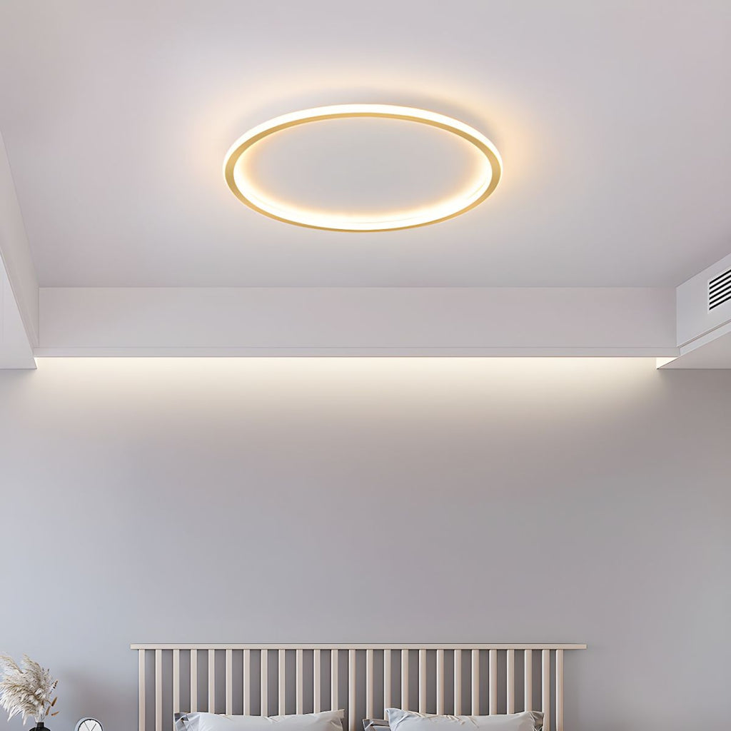 LED Round Nordic Flush Mount Ceiling Light Modern | Velvex