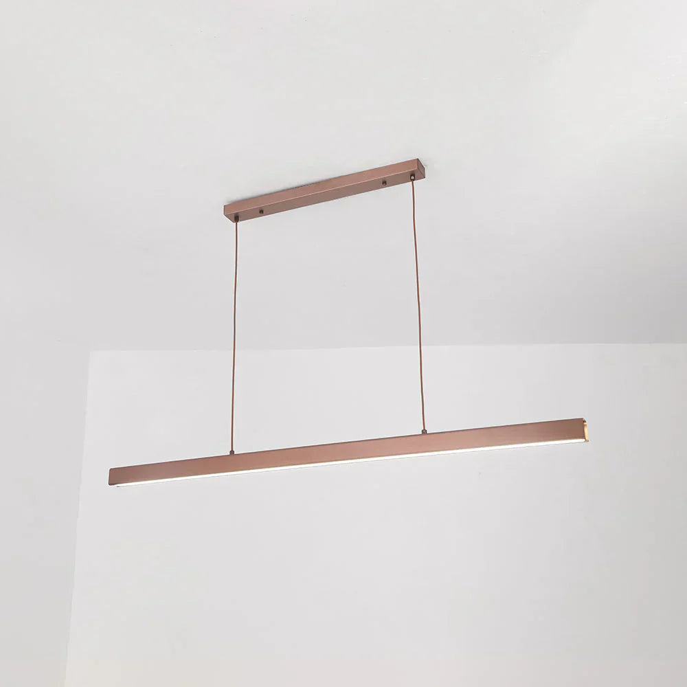 Linear LED Pendant Light Metal for Dining Areas | Avora