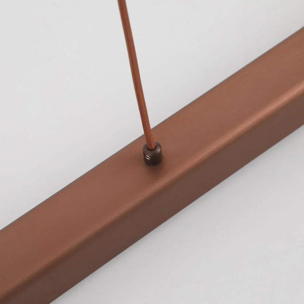 Linear LED Pendant Light Metal for Dining Areas | Avora