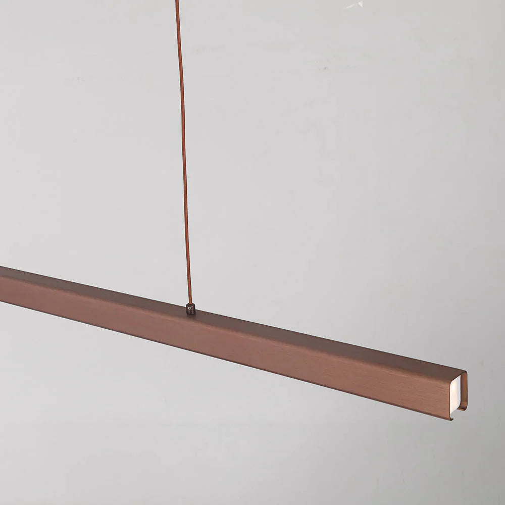 Linear LED Pendant Light Metal for Dining Areas | Avora