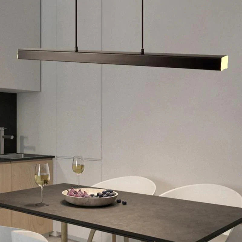 Linear LED Pendant Light Metal for Dining Areas | Avora