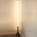 Linear Metal Frame Floor Lamp Modern Design | Zenvora