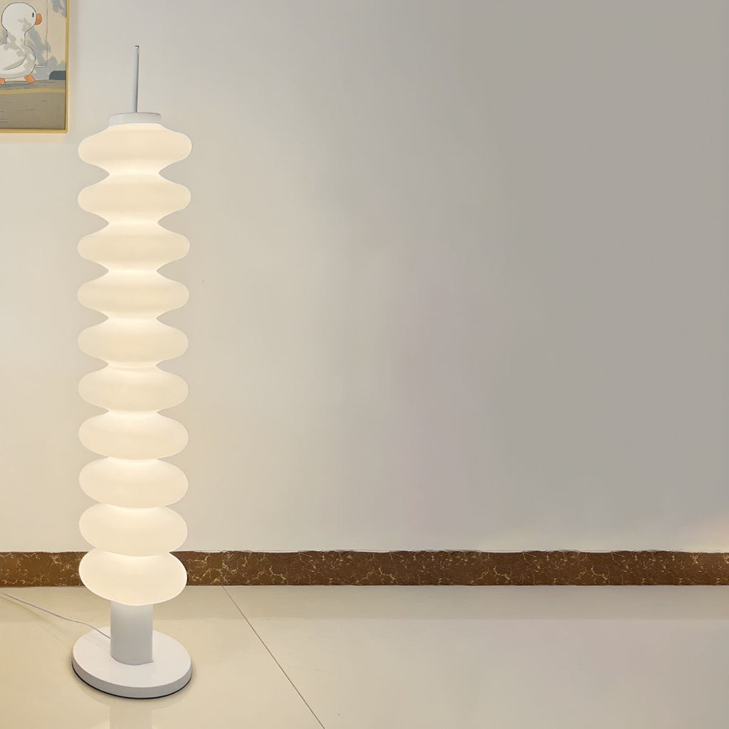 Metal Floor Lamp Geometric Shade Modern Lighting | Dorelis