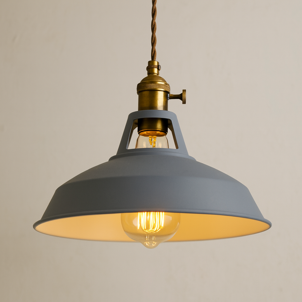 Metal LED Pendant Light in Colour Loft Style | Lanetra