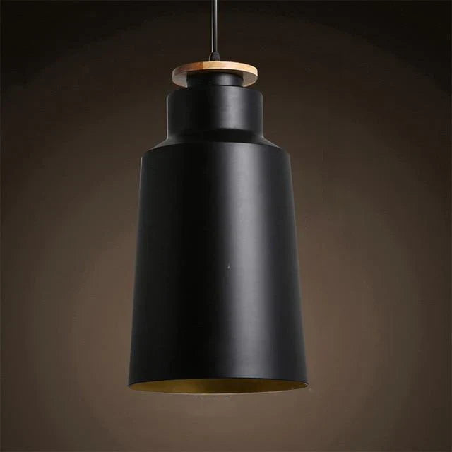 Metal and Wood Scandinavian Pendant Light for Interiors | Nordiva