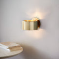 Mid Century One Light Minimalist Metal Wall Sconce | Quorel