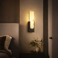 Minimalist Artificial Alabaster LED Wall Light | Alviora