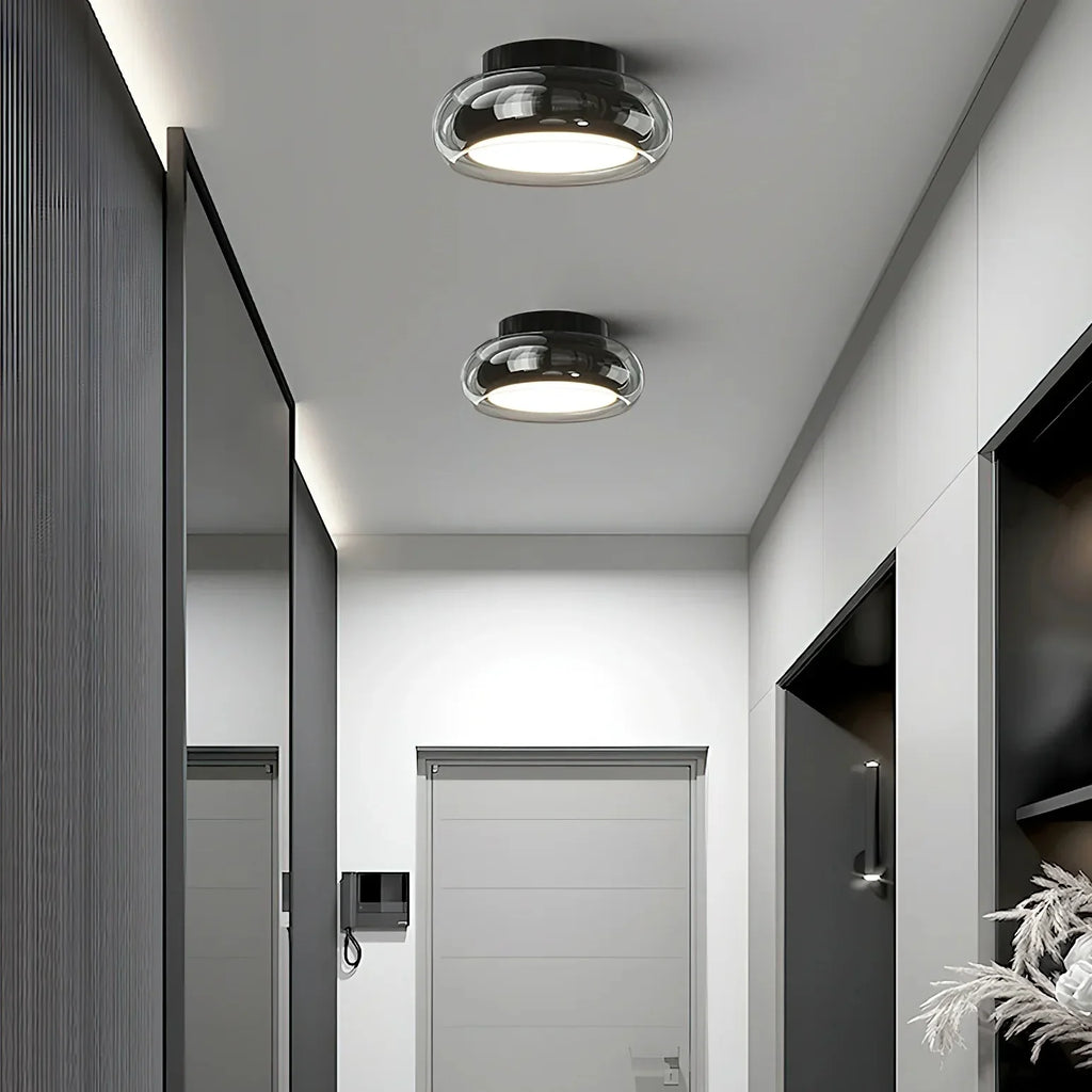 Minimalist Glass Shade Ceiling Light for Interiors | Norora