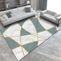 Modern Abstract Polyester Rectangular Area Rug | Caltheo