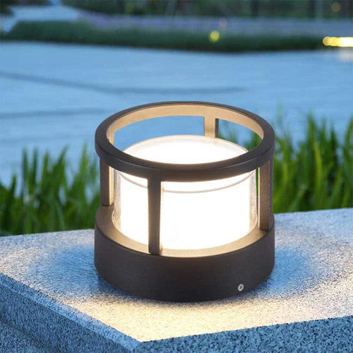 Modern Acrylic Metal Bollard Light for Outdoor Garden | Delqis