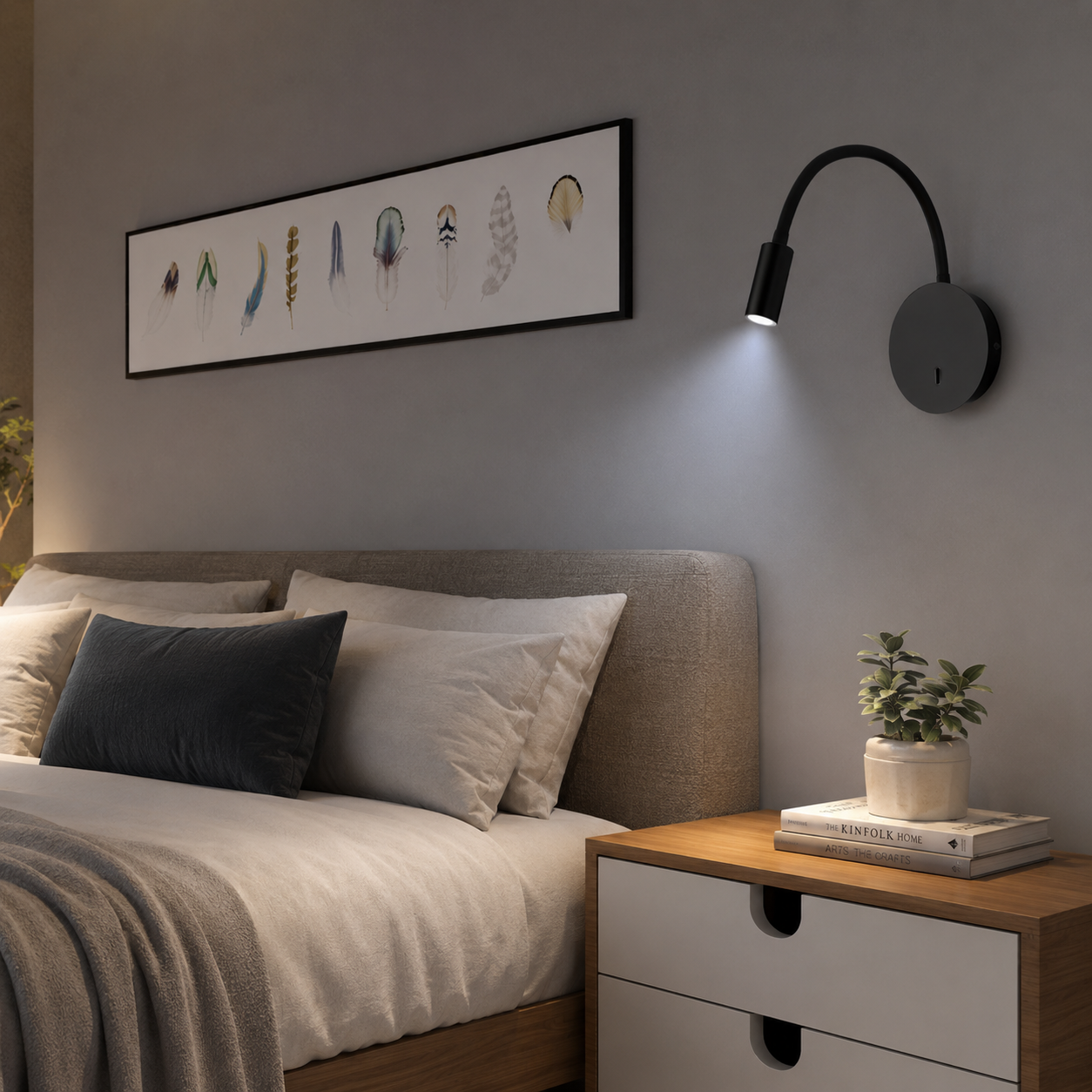 Modern Adjustable Metal LED Wall Light for Indoor Use | Brilux