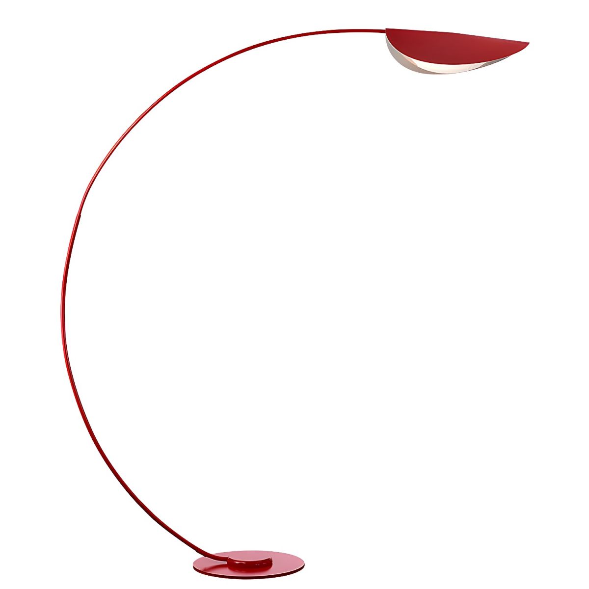 Modern Arched Metal Floor Lamp Minimalist Style | Elvino