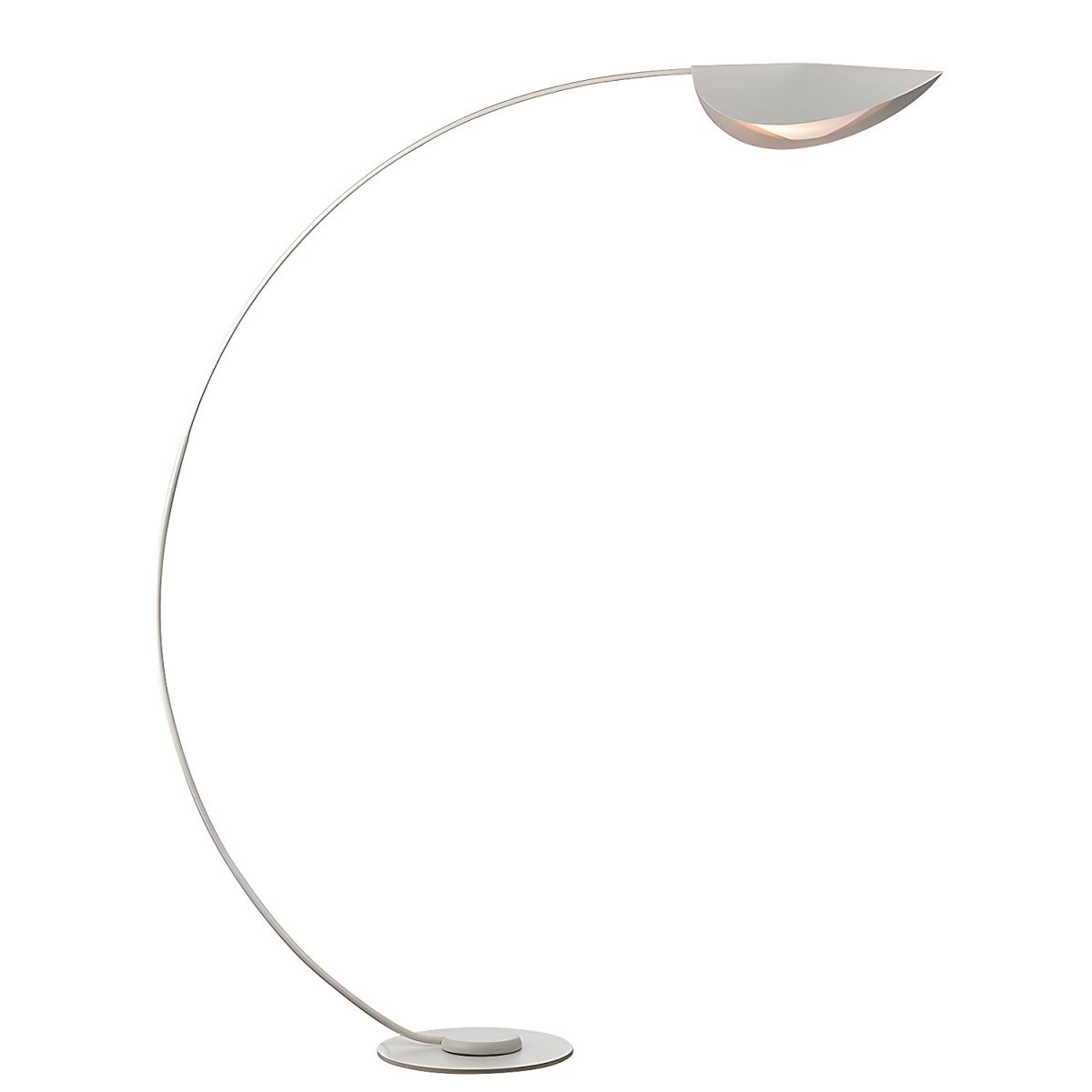 Modern Arched Metal Floor Lamp Minimalist Style | Elvino