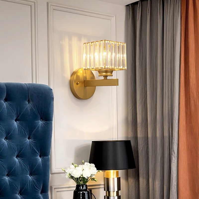 Modern Crystal Wall Light for Hallways and Rooms | Rovixel