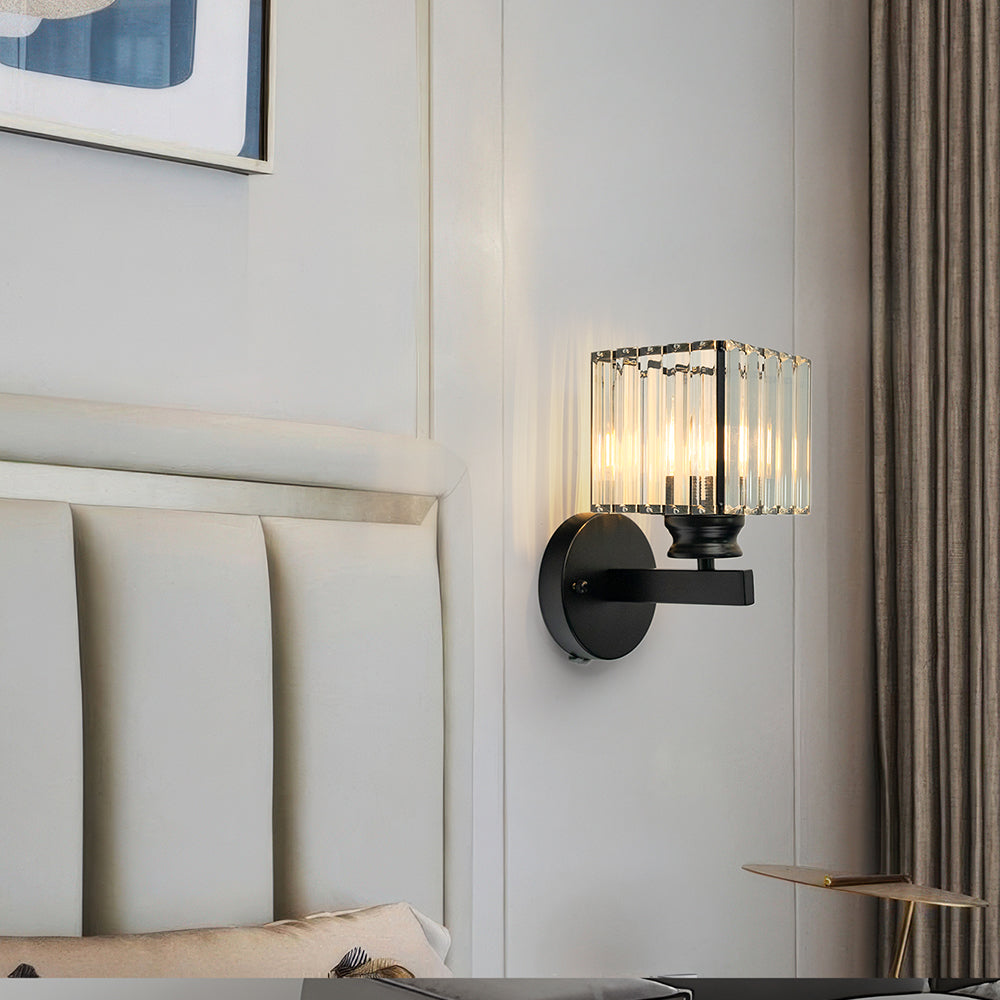 Modern Crystal Wall Light for Hallways and Rooms | Rovixel