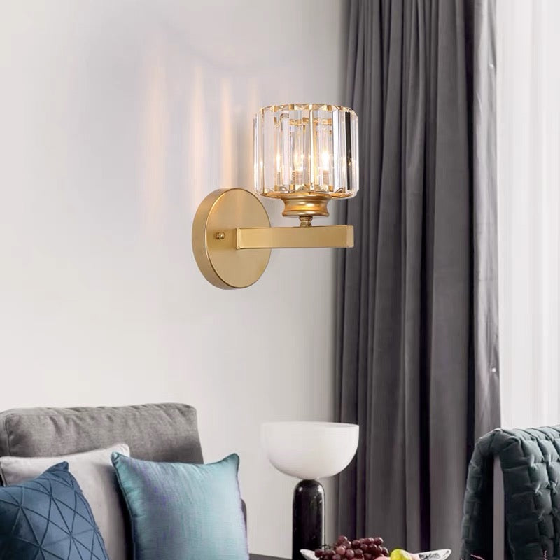 Modern Crystal Wall Light for Hallways and Rooms | Rovixel
