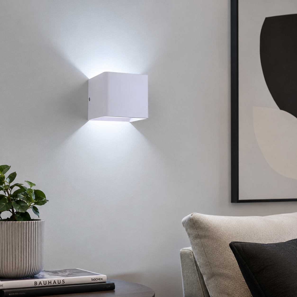 Modern Cube LED Wall Light for Modern Interiors | Cubrilo