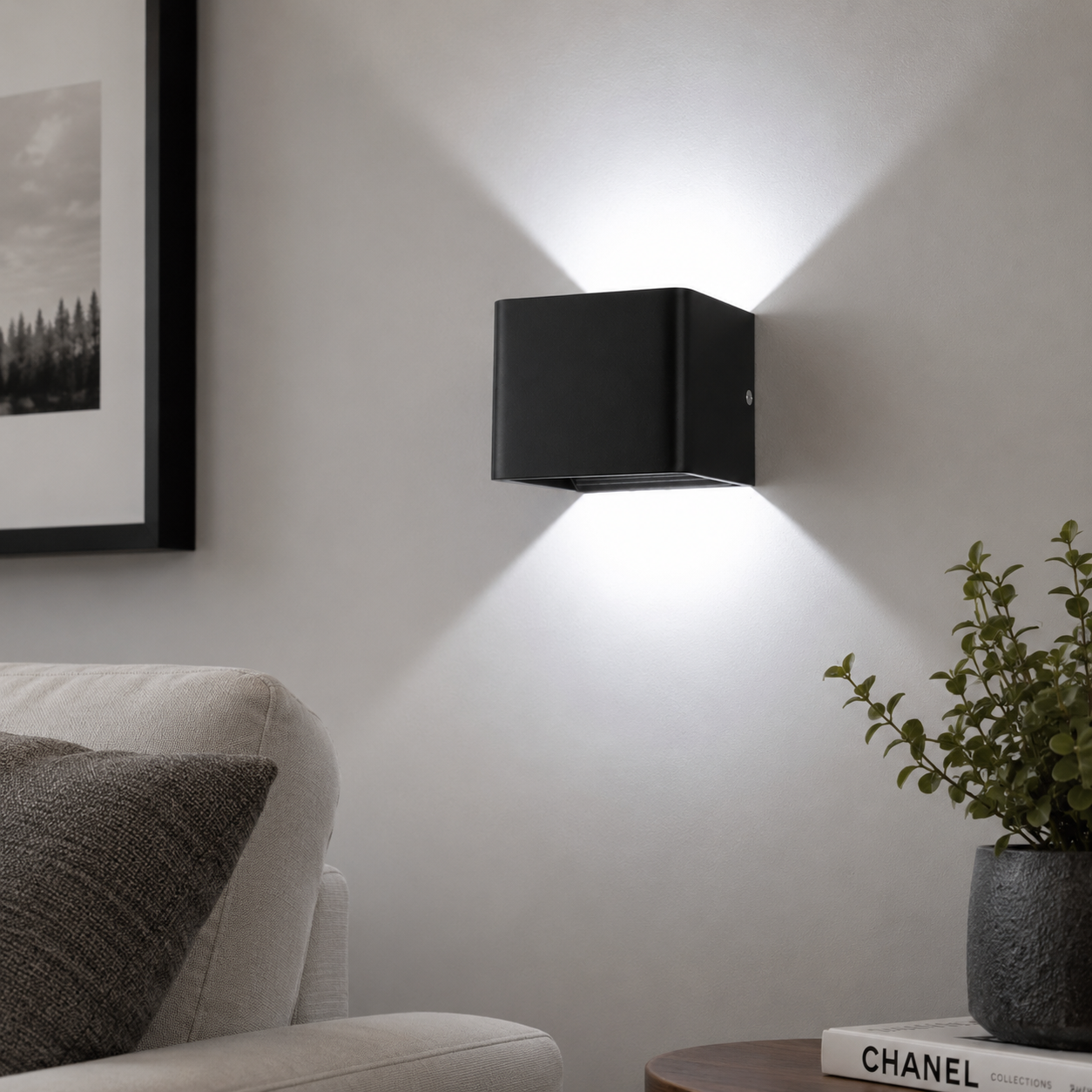Modern Cube LED Wall Light for Modern Interiors | Cubrilo