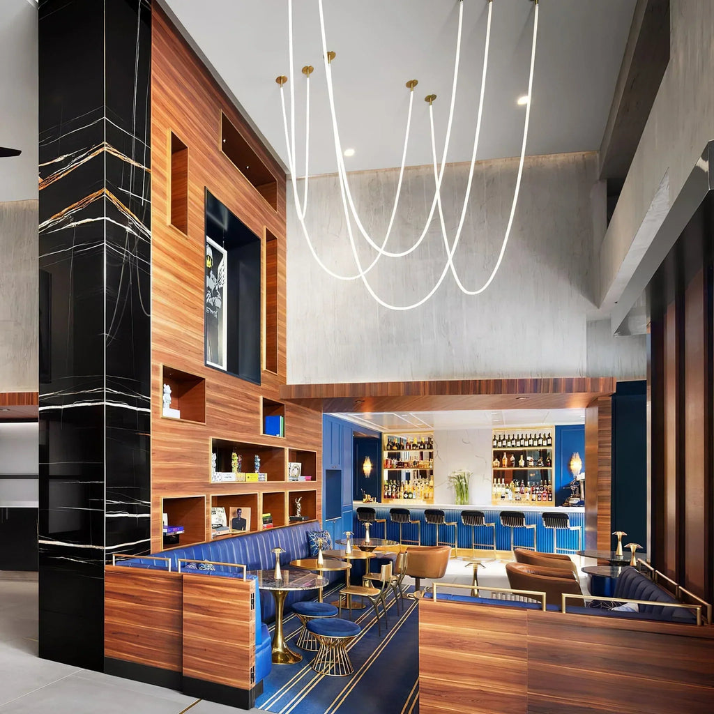 Modern Flex LED Pendant Light for Indoor Spaces | Cirelva