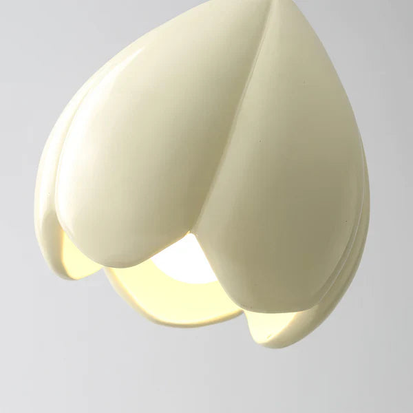 Modern Floral Resin Pendant Light for Indoor Spaces | Zelorae
