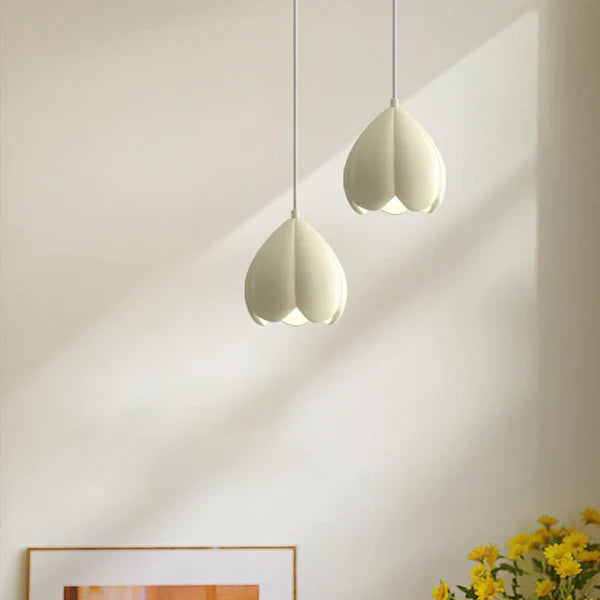 Modern Floral Resin Pendant Light for Indoor Spaces | Zelorae