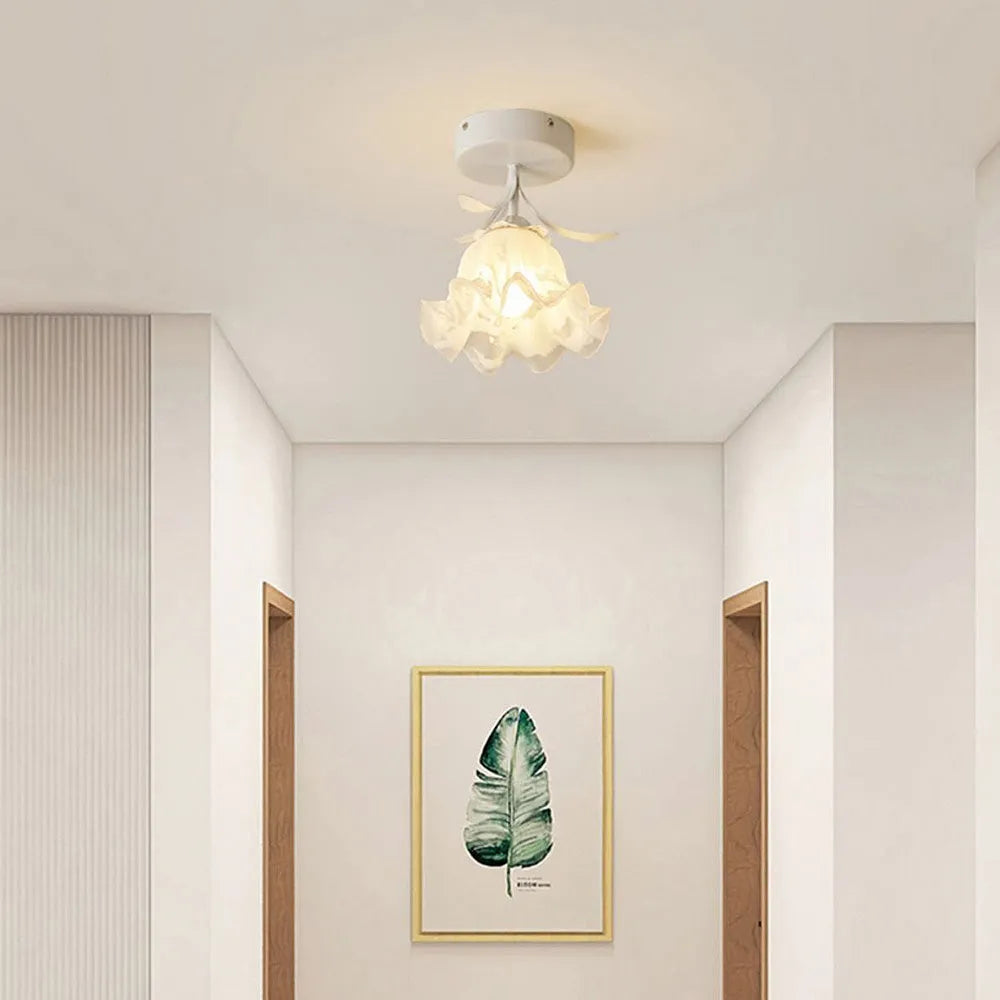 Modern Flower Glass Ceiling Light for Interiors | Valirad