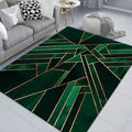 Modern Glam Geometric Rug For Living Room And Bedroom | Solvique