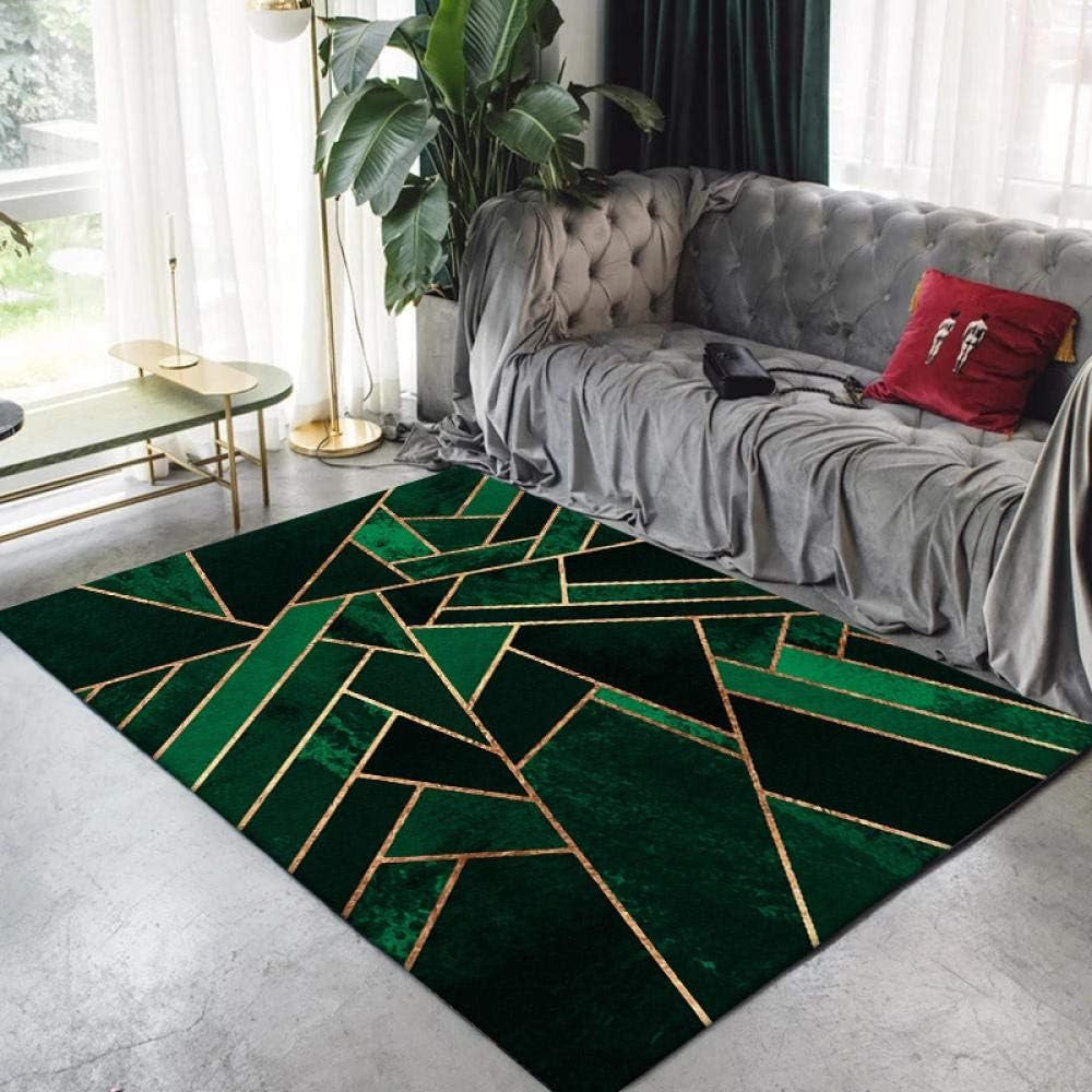 Modern Glam Geometric Rug For Living Room And Bedroom | Solvique