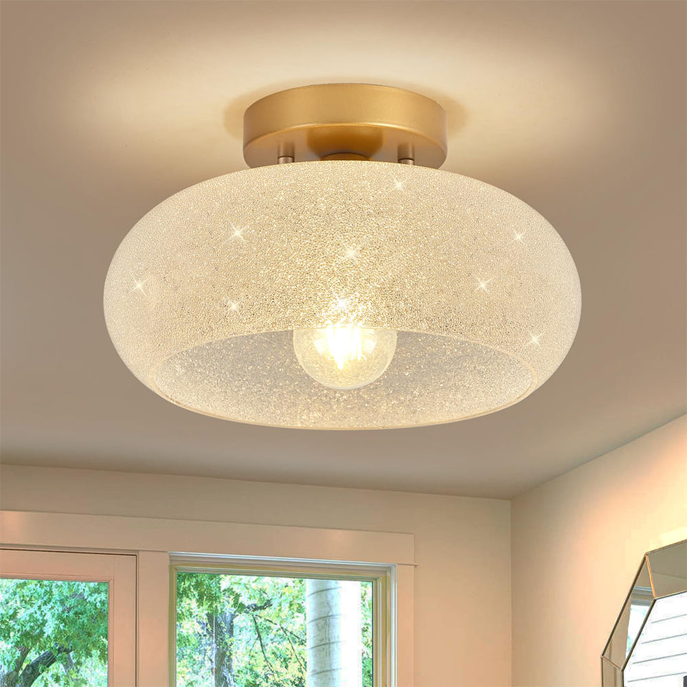 Modern Glass Dome Ceiling Light Fixture | Varnelo