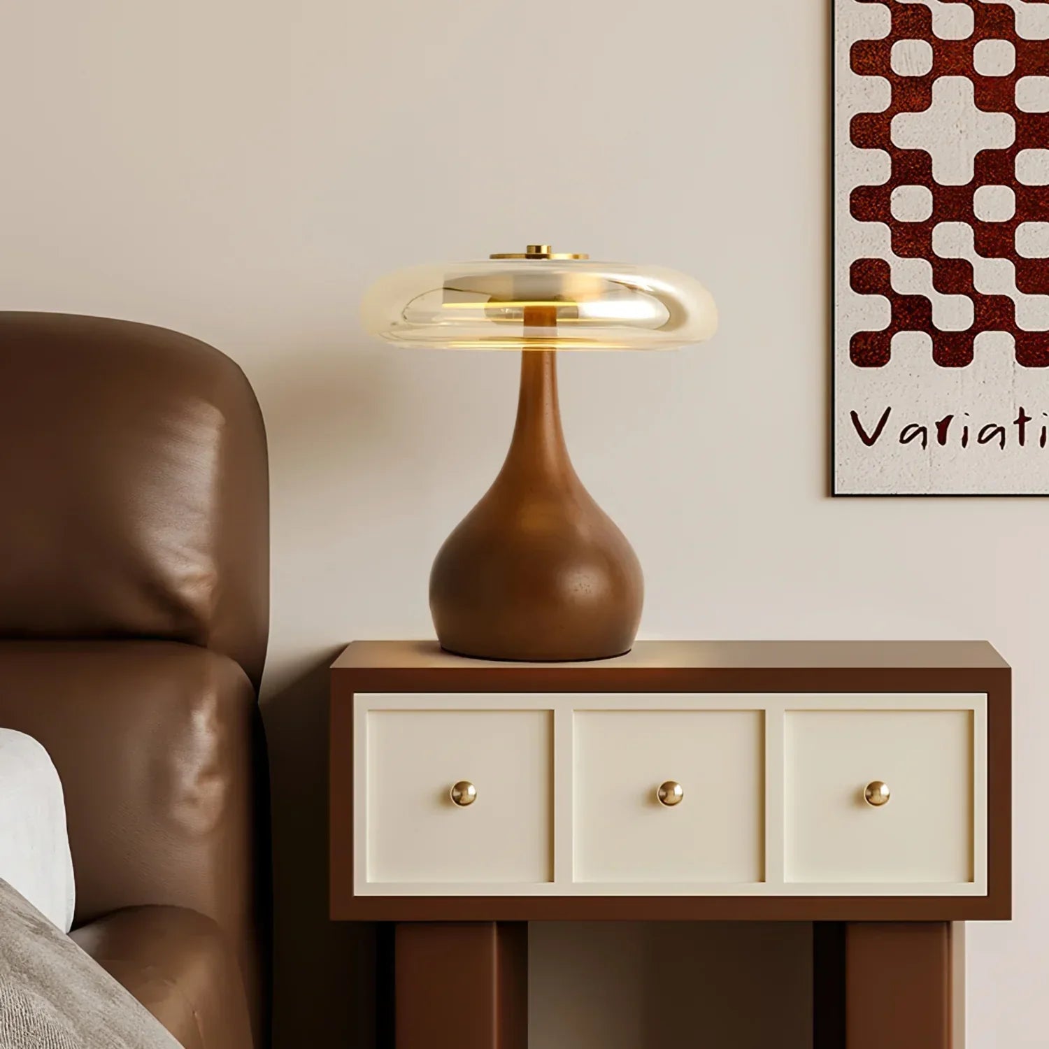 Modern Glass Dome Table Lamp Design | Novari