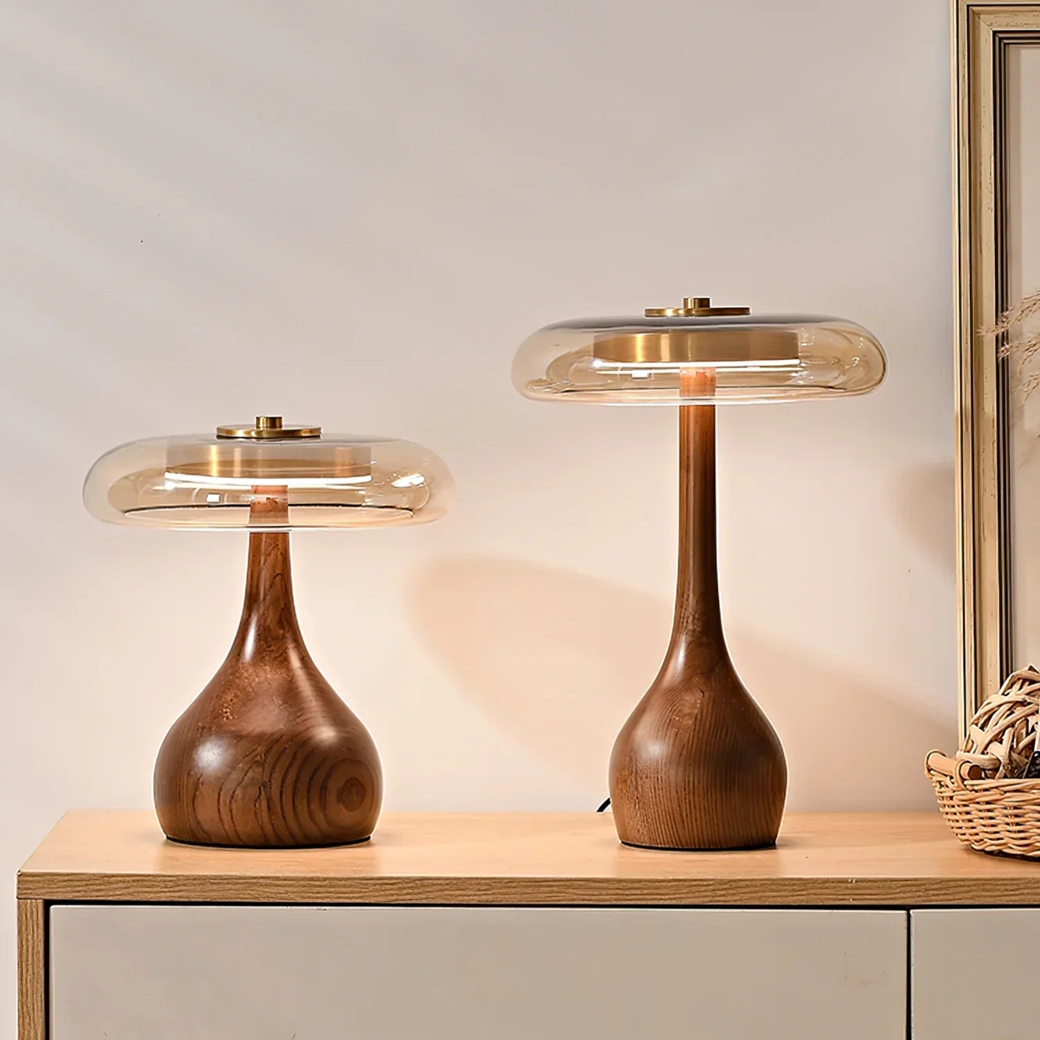 Modern Glass Dome Table Lamp Design | Novari