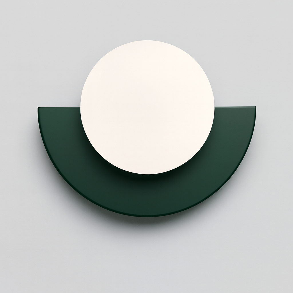 Modern Glass Globe Compact Wall Light Fixture Design | Mavina