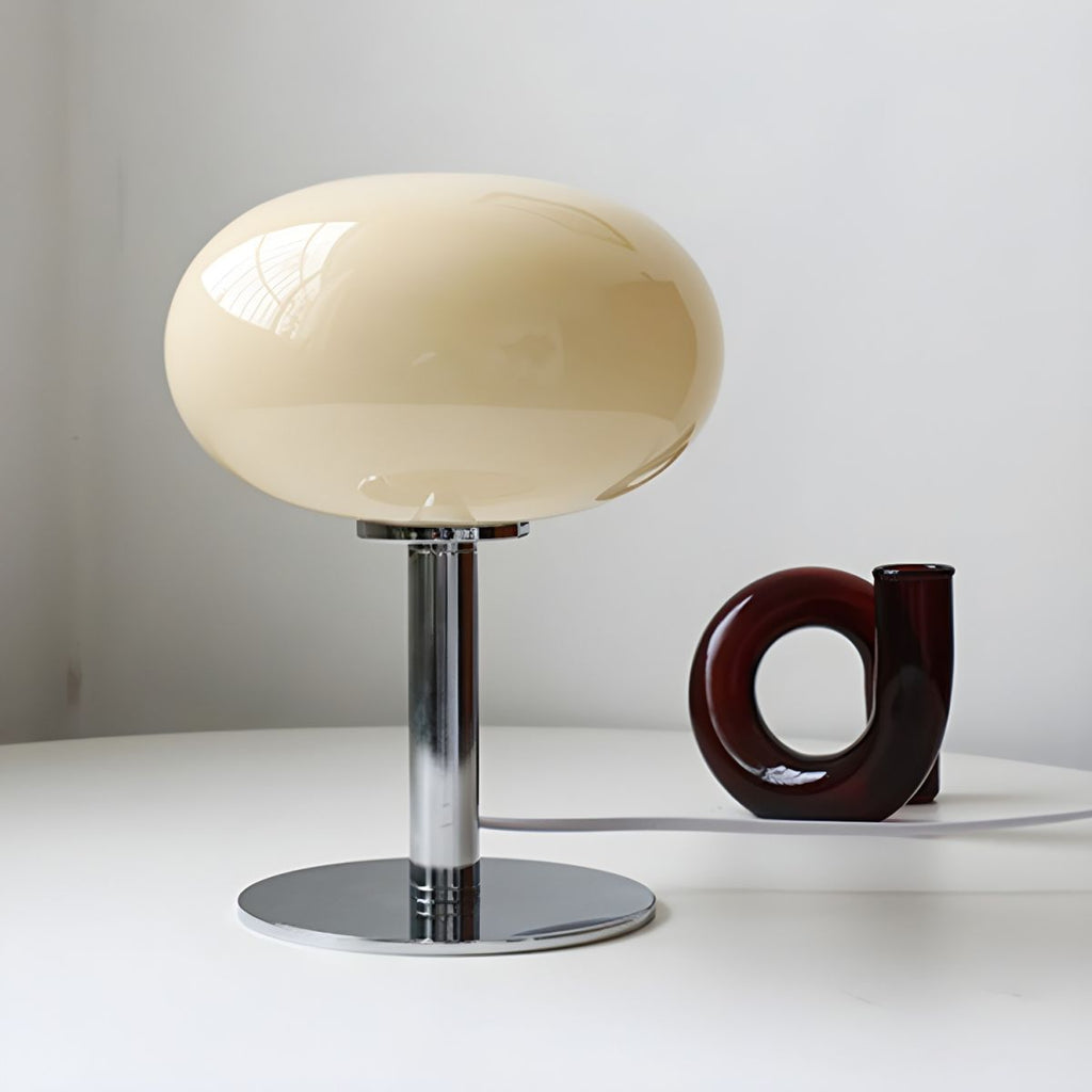 Modern Glass Globe Table Lamp for Bedroom | Pumera