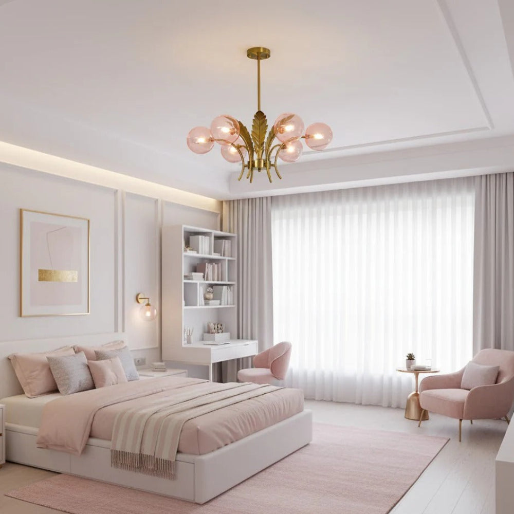 Modern Glass Sphere Ceiling Light Fixture | Lumidel