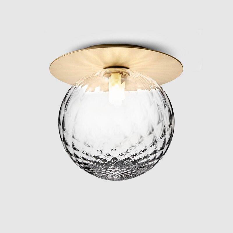 Modern Glass Sphere LED Ceiling Light Fixture | Norviax